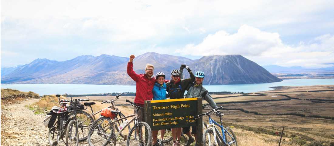 Celebrating at the top of the Tarnbrae high point! |  Rebecca Ryan